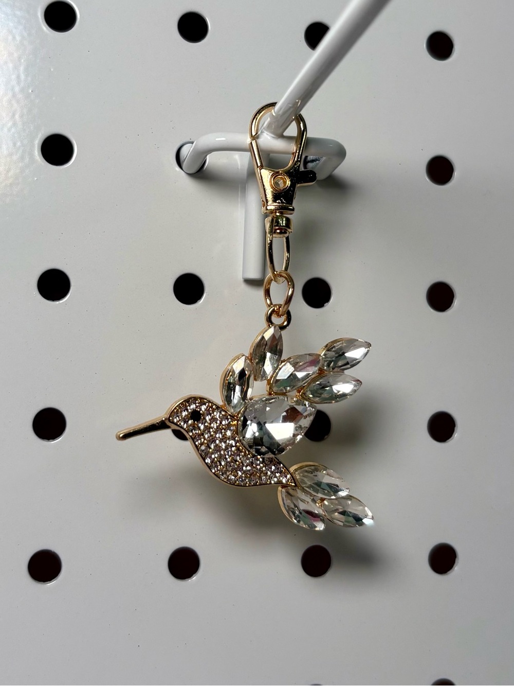 🤍 Clear Bird Bag Charm